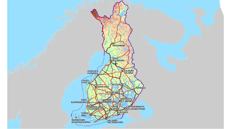 Read more about the article Finland’s surface area varies